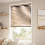 Chestnut Faux Wood Blind 50mm Slat