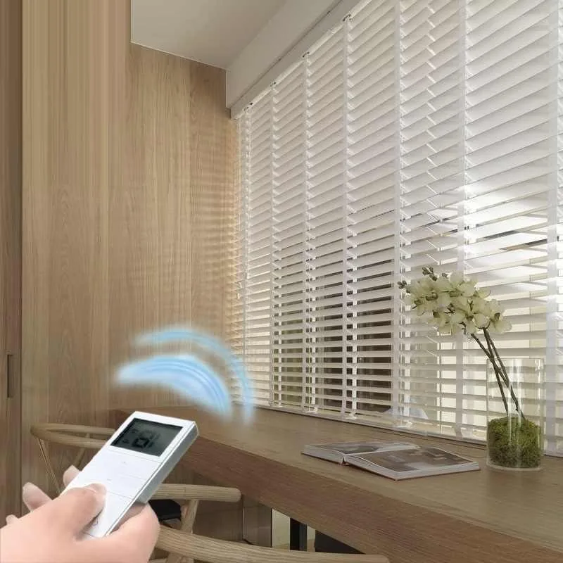 Wooden Motorized Blinds