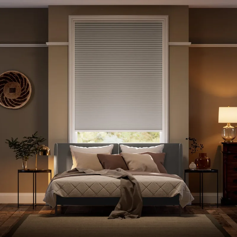 Get TotalShade Complete Lunar Grey Blackout Blinds For Bedrooms in Dubai