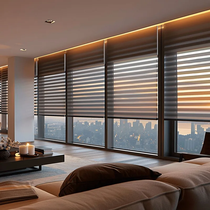 Get Zebra Blackout Blinds For Living Rooms in Dubai