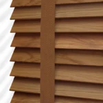 Golden Oak & Pecan Wooden Blind with Tapes