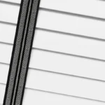 Pristine White & Tapestry Mono Faux Wood Blinds Dubai