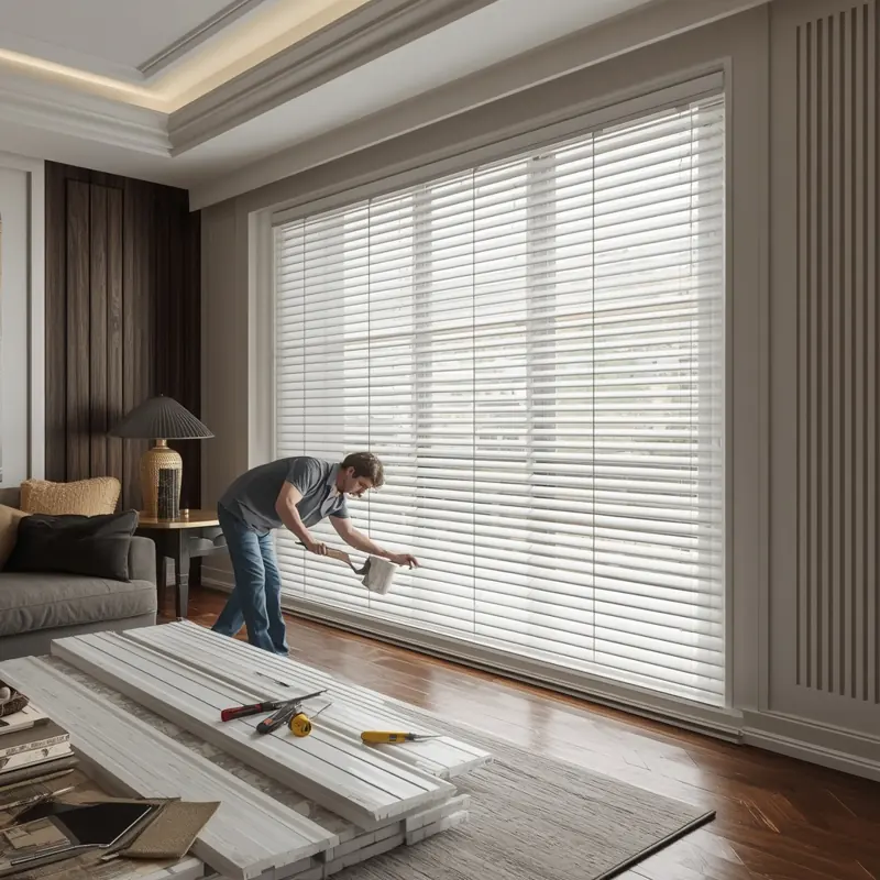 Venetian Blinds Preparation and installing are professionaly